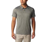 Columbia Men's Hike Polo Shirt, Black Heather, X-Large