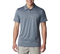 Columbia Men's Hike Polo Shirt, Collegiate Navy Heather, Large