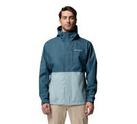 Columbia Men's Hikebound 2 Jacket, Waterproof Rain Jacket, Everblue/Crushed Blue, Medium