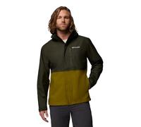 Columbia Men's Hikebound 2 Jacket, Waterproof Rain Jacket, Greenscape/Mossy Green, Large