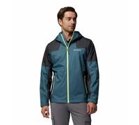 Columbia Men's Inner Limits 3 Jacket, Waterproof Rain Jacket, Everblue, Shark, S
