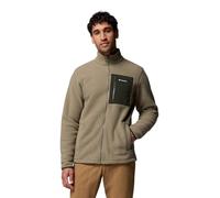 Columbia Men's Jasper Ridge Pebbled Full Zip Fleece, Full Zip Fleece Jacket, Stone Green/Greenscape, Medium