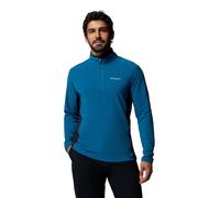 Columbia Men's Klamath Range 2 Half Zip, Fleece Pull Over, Phoenix Blue/Black, Medium
