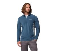 Columbia Mens Klamath Range II Half Zip Fleece Jacket, Everblue/Crushed Blue, XX-Large