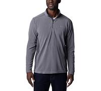 Columbia Men's Klamath Range Ii Half Zip Fleece Pull Over, City Grey, Shark, L