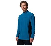 Columbia Men's Klamath Range 2 Half Zip, Fleece Pull Over, Phoenix Blue/Black, Medium