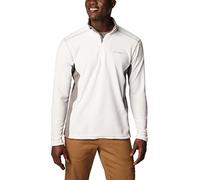 Columbia Men's Klamath Range Ii Half Zip Hiking Shirt, White, City Grey, XL