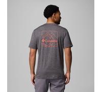 "Columbia - Men's Kwick Hike™ Technical Graphic T-Shirt - Black Heather