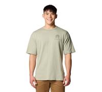 Columbia Men's Landroamer Short Sleeve Crew, Short Sleeve T-Shirt, Safari, S