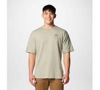 Columbia Men's Landroamer Short Sleeve Crew, Short Sleeve T-Shirt, Safari, S