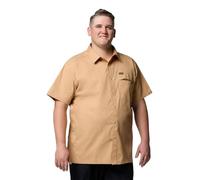 Columbia Men's Landroamer Twill Short Sleeve Shirt, Short Sleeve Shirt, Canoe, L