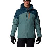Columbia Men's Last Tracks Jacket, Ski Jacket, Metal/Night Wave, Size XXL