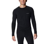 Columbia Men's Long Sleeve Baselayer, Midweight Stretch Black
