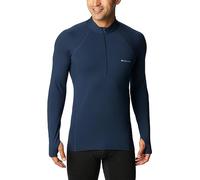Columbia Men's Long Sleeve Baselayer with Half Zip, Midweight Stretch
