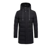 Columbia Men's Long Winter Coats Waterproof Warm Parka - Puffer Jacket With Hood, Long Sleeve Solid Color Drawstring Men's Outdoor Down Jackets, Full Zip Mens Casual Jackets With Pockets