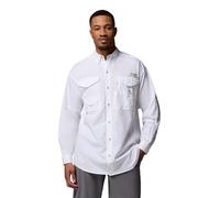 Columbia Men's Ls Bonehead Long Sleeve Shirt, White, XL