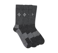 Columbia Moisture Control Crew Sock 4 Pack, Multipack, Black, 10-13 (Shoe Size 6-12 US Men's)