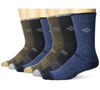 Columbia Men's Rcl629mazas16pr Socks, Khaki/Navy/Brown/Black, 4.5-12 UK