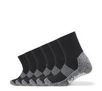 Columbia Men's Moisture Control Quarter Socks, Black, 4.5-12 UK