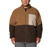 Columbia Mens Mountainside Heavyweight Fleece, 2024 Delta/Cordovan/Ancient Fossil, L Tall