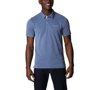Columbia Nelson Point Short Sleeve Polo Shirt Blue 2XL Man