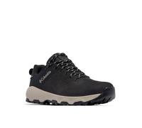 Columbia Men's Newton Nimble Leather, Low Rise Trekking and Hiking Shoes, Black/Kettle, 14 Regular