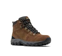 Columbia Men's Newton Ridge Plus 2 Suede WP waterproof mid rise hiking boots, Brown (Dark Brown x Dark Grey), 9.5 UK