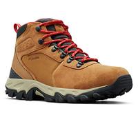 Columbia Men's Newton Ridge Plus 2 Suede WP waterproof mid rise hiking boots, Brown (Elk x Mountain Red), 10 UK