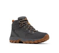 Columbia Men's Newton Ridge Plus 2 Suede WP Wide, Mid Rise Trekking and Hiking Boots, Dark Grey/Gold Amber, 9