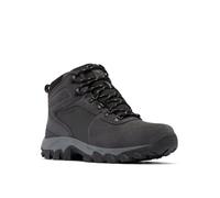 Columbia Men's Newton Ridge Plus II Suede Waterproof Hiking Boot, Shark/Black, 7.5 UK