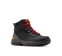 Columbia Men's Newton Ridge Plus II Waterproof Hiking Boot, Black/Black, 7 Wide