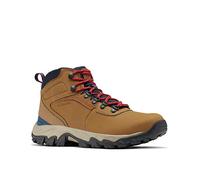 Columbia Men's Newton Ridge Plus II Waterproof Hiking Shoe, Light Brown/Red Velvet, 10.5 UK