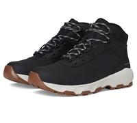 Columbia Men's Newton Wander Leather Hiking Shoe, Black/Silver Grey, 7.5 Wide