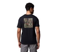 North Cascades Short Sleeve T-Shirt with Logo On Back Black