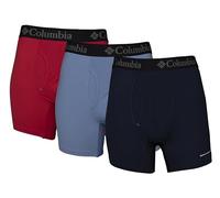 Columbia Men's Rcu3013azas2m Boxer Briefs, Mountain Red/Bluestone/Navy, M
