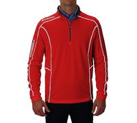 Columbia Men's Omni-Wick Shotgun 1/4 Zip Quarter, Intense Red, L