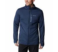 Columbia Men's Park View Fleece Full Zip Full Zip Fleece Jacket, Collegiate Navy Heather x Fall 23, Size S