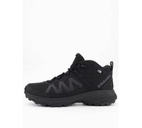 Columbia Men's Peakfreak Rush Mid Outdry, Low Rise Trekking and Hiking Shoes, Black/Shark, 7.5 Regular