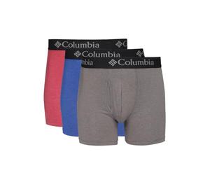 Columbia Men's Performance Cotton Stretch Boxer Brief - 3 Pack Boxer Briefs (pack of 3)