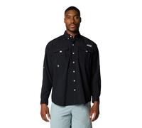 Columbia Mens PFG Bahama II Long Sleeve Fishing Shirt, Black, 4X Tall, Black, 4X Tall