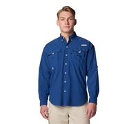 Columbia Men's PFG Bahama II Long Sleeve Shirt, Carbon, Large Tall