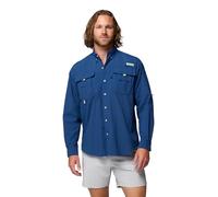 Columbia Men's PFG Bahama II Long Sleeve Shirt, Carbon, 3X