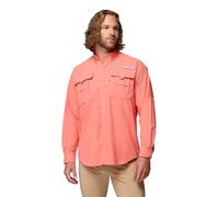 Columbia Men's PFG Bahama II Long Sleeve Shirt, Melonade, Large