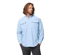 Columbia Men's PFG Bahama II Long Sleeve Shirt, Sail, XL