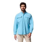 Columbia Men's PFG Bahama II Long-Sleeve Shirt Vintage Blue Large