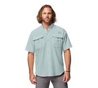 Columbia Men's PFG Bahama II Short Sleeve Shirt, Crushed Blue, XL