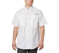 Columbia Men's PFG Bonehead™ Short Sleeve Shirt,White,3XT,Big-Tall, White, 3X Tall