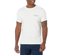 Columbia Men's PFG Graphic T-Shirt, White/Triangle, Large