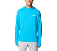 Columbia Men's PFG Solar Stream Elite Hoodie, Ocean Blue, M