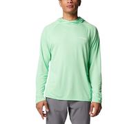 Columbia Men's PFG Solar Stream Elite Hoodie Hooded Sweatshirt, Ocean Mint, S